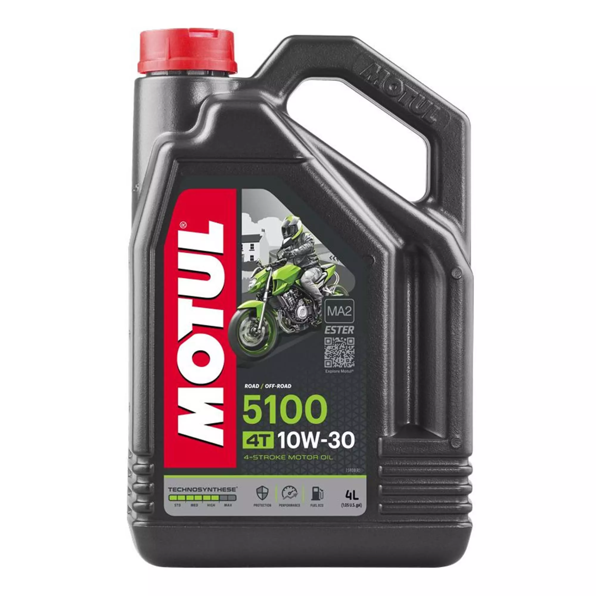 Моторна олива Motul 5100 4T SAE 10W30 4л (836641) Моторна олива Motul 5100 4T SAE 10W30 4л (836641)