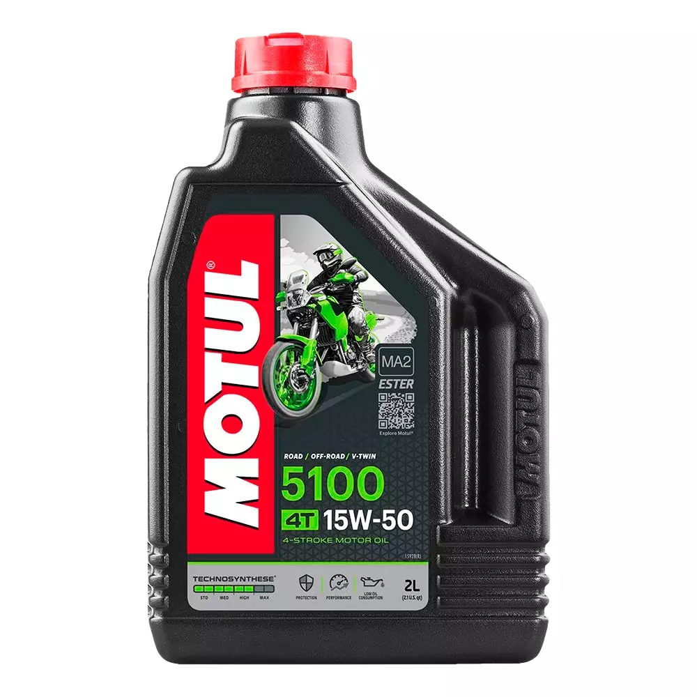 Моторное масло Motul 5100 4T SAE 15W-50 2л (836721)