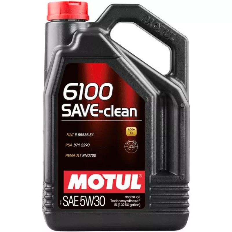 Масло моторное MOTUL 6100 Save-clean SAE 5W-30 5л (841651)
