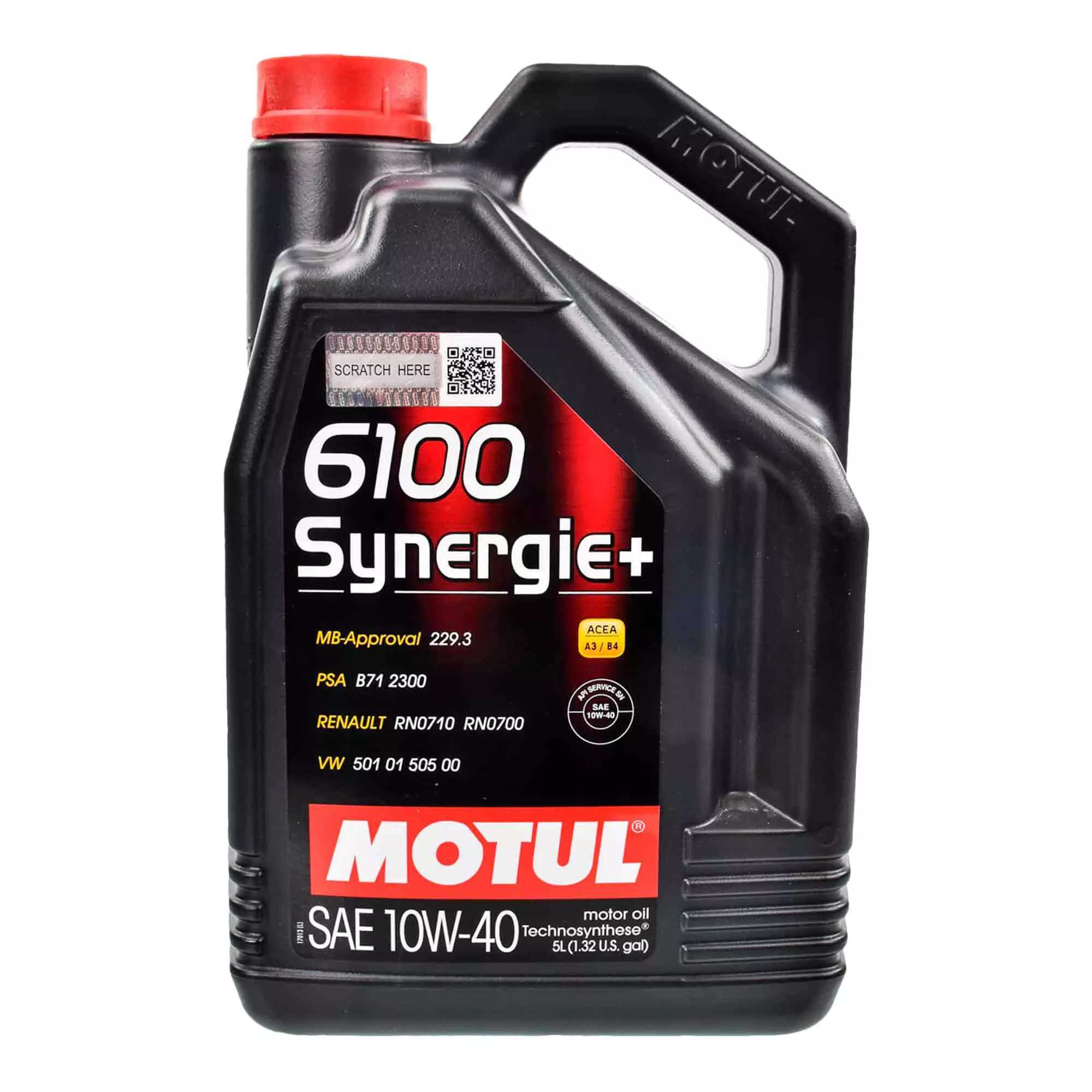 Олива моторна MOTUL 6100 Synergie+ 10W40 5л (839451)