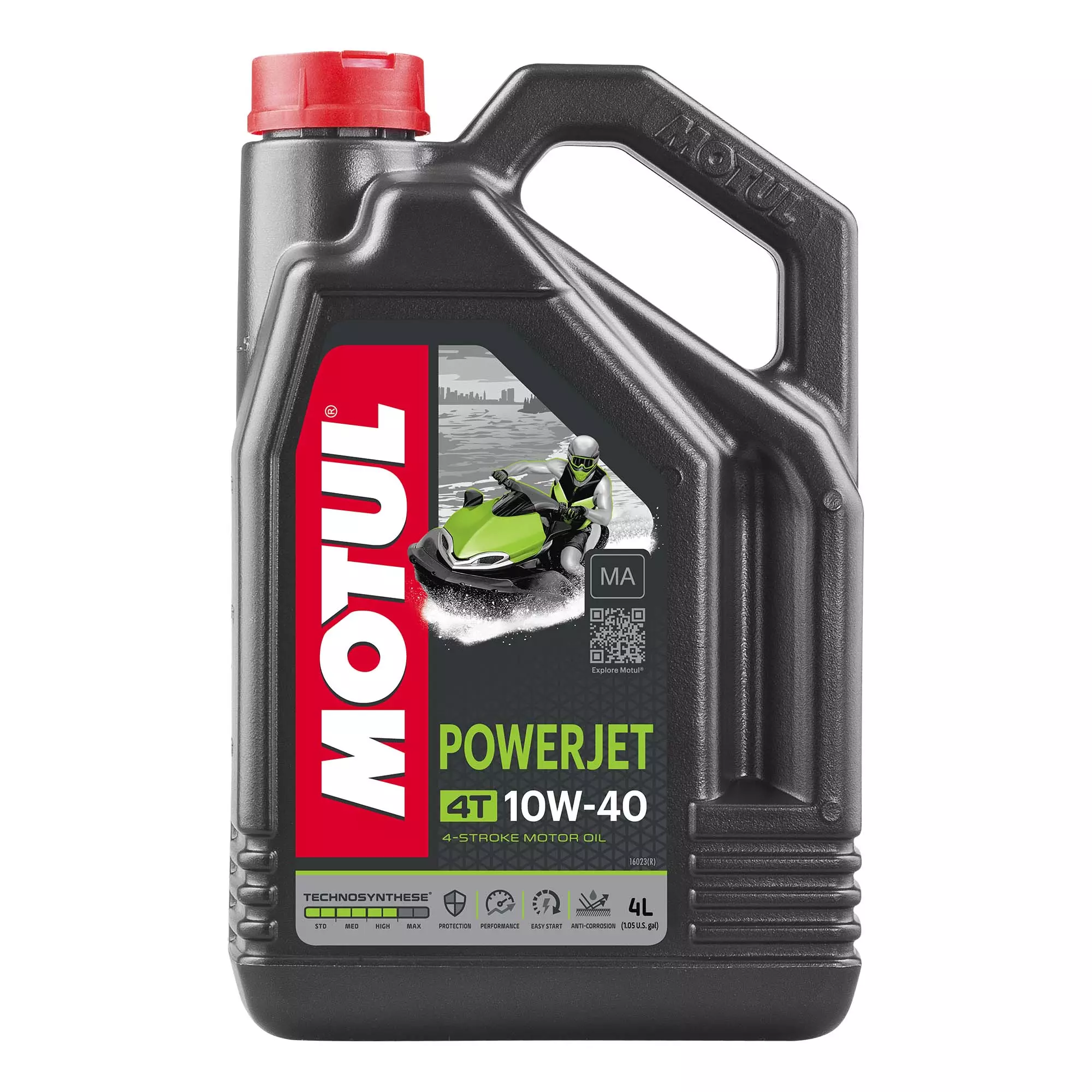 Масло моторное MOTUL Powerjet 4T SAE 10W-40 4л (828107)