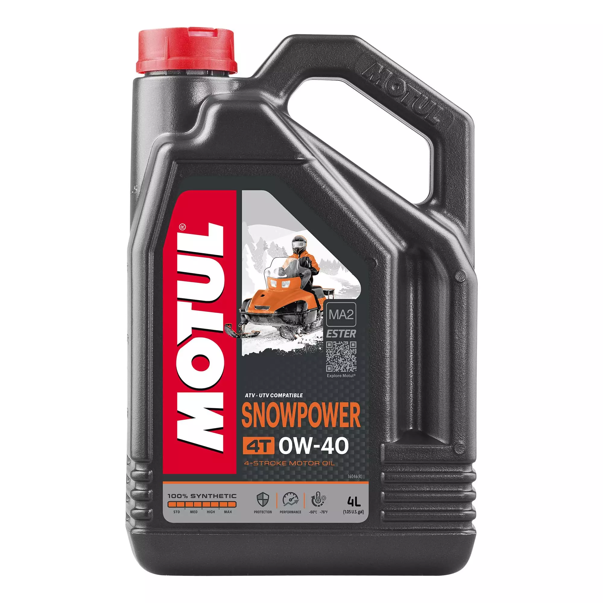 Моторна олива Motul Snowpower 4T SAE 0W40 4л (826907)