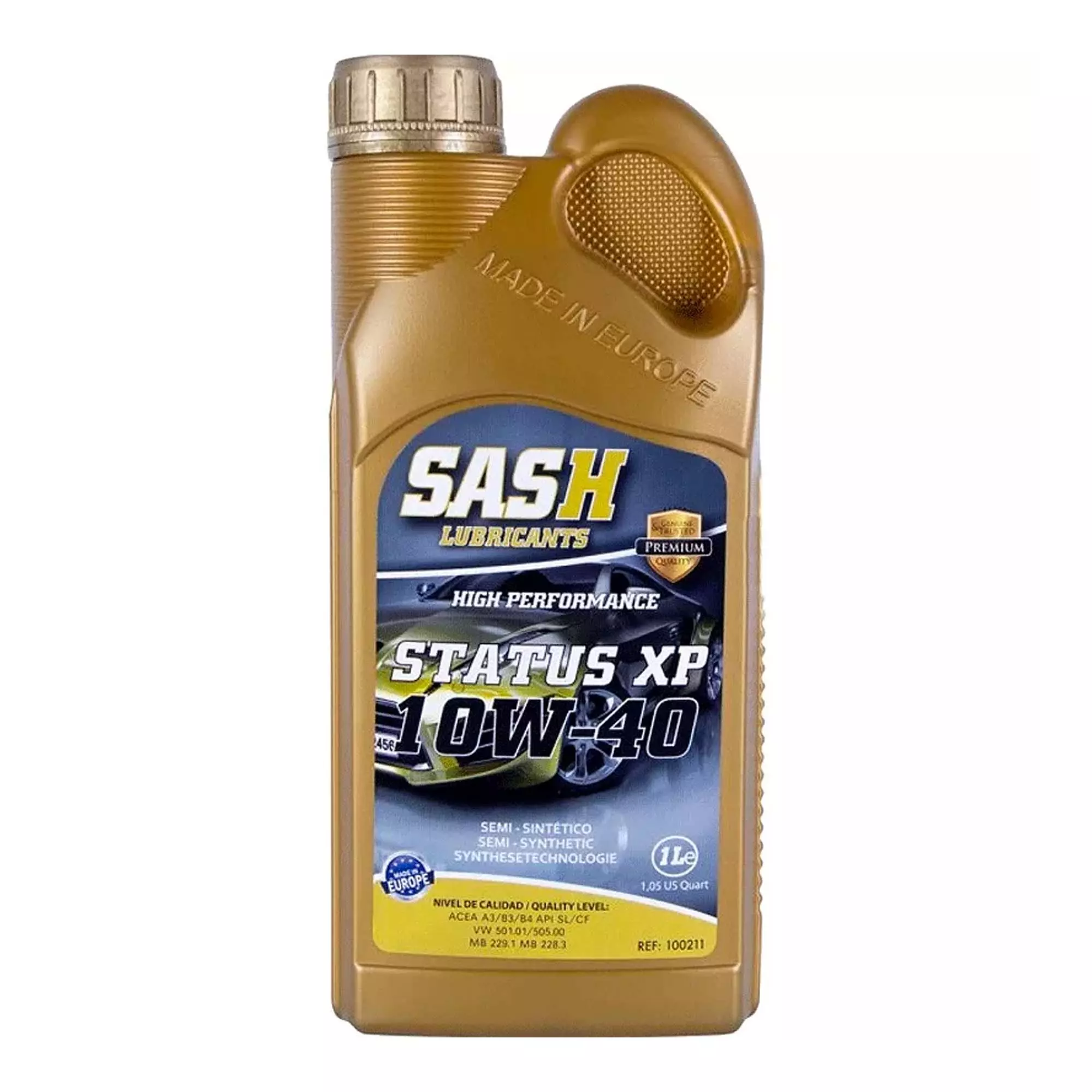 Моторна олива SASH STATUS XP 10W-40 1л (100211) Моторна олива SASH STATUS XP 10W-40 1л (100211)