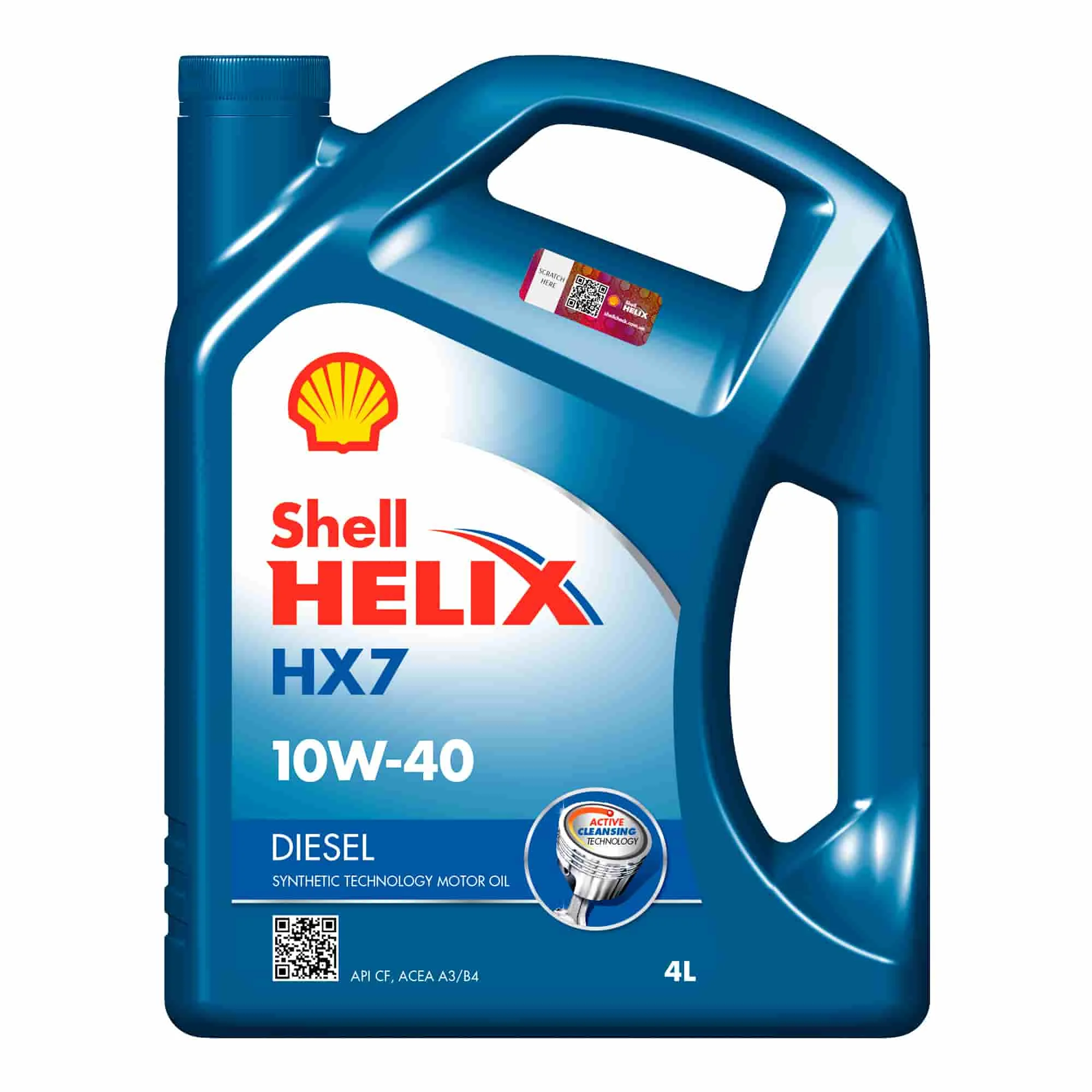 Масло моторное SHELL Helix Diesel HX7 10W-40 4л
