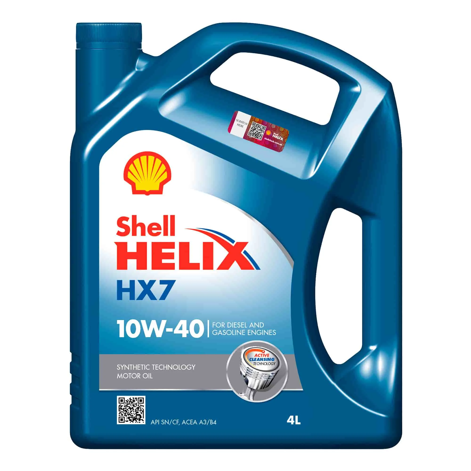 Олива моторна SHELL Helix HX7 10W-40 4л