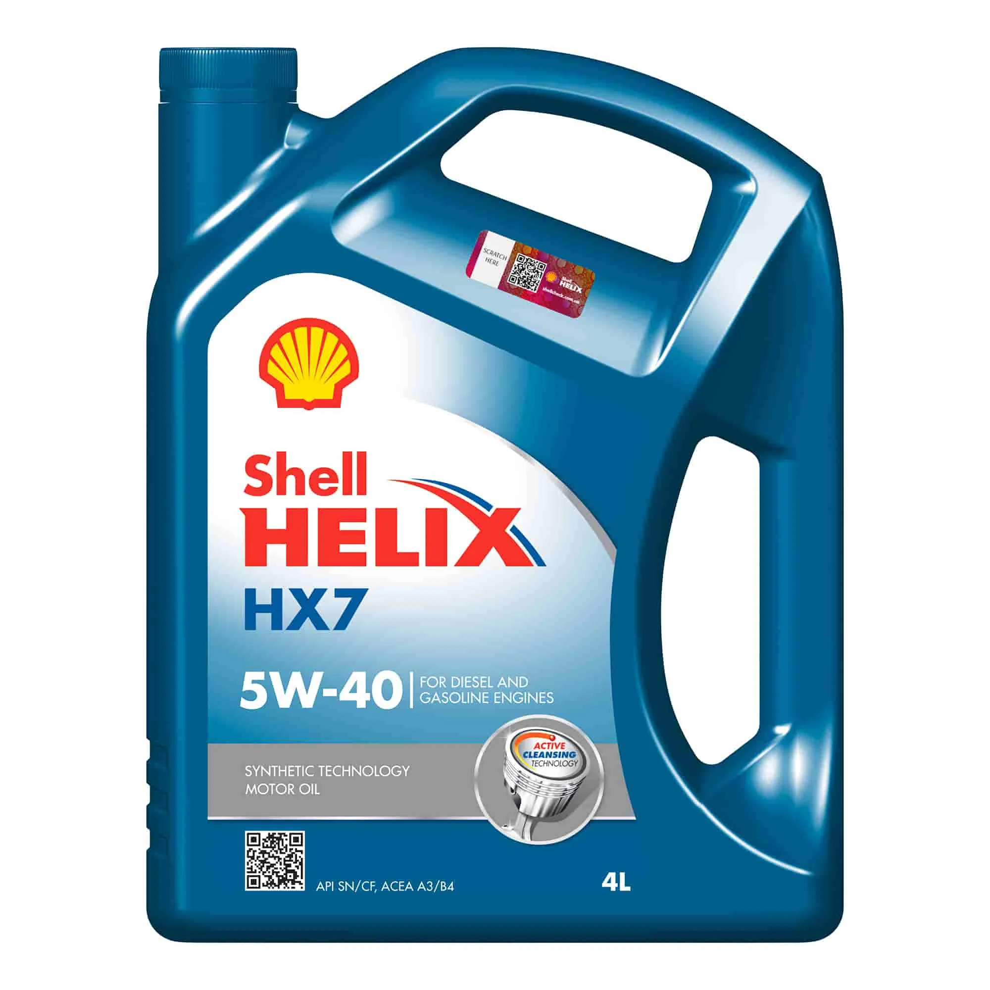 Моторна олива Shell Helix HX7 5W-40 4л