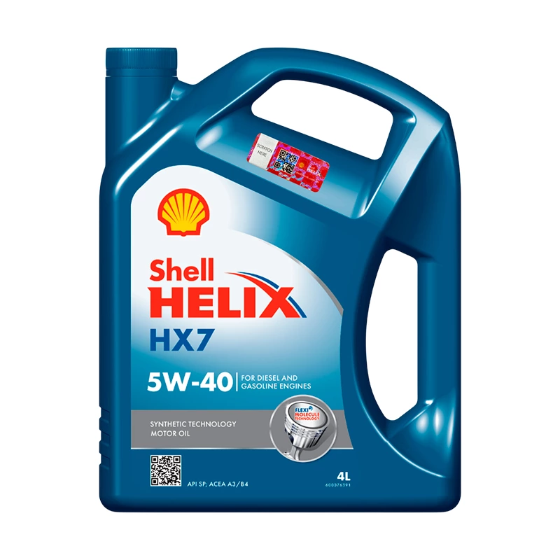 Моторное масло Shell Helix HX7 5W-40 4л Моторное масло Shell Helix HX7 5W-40 4л