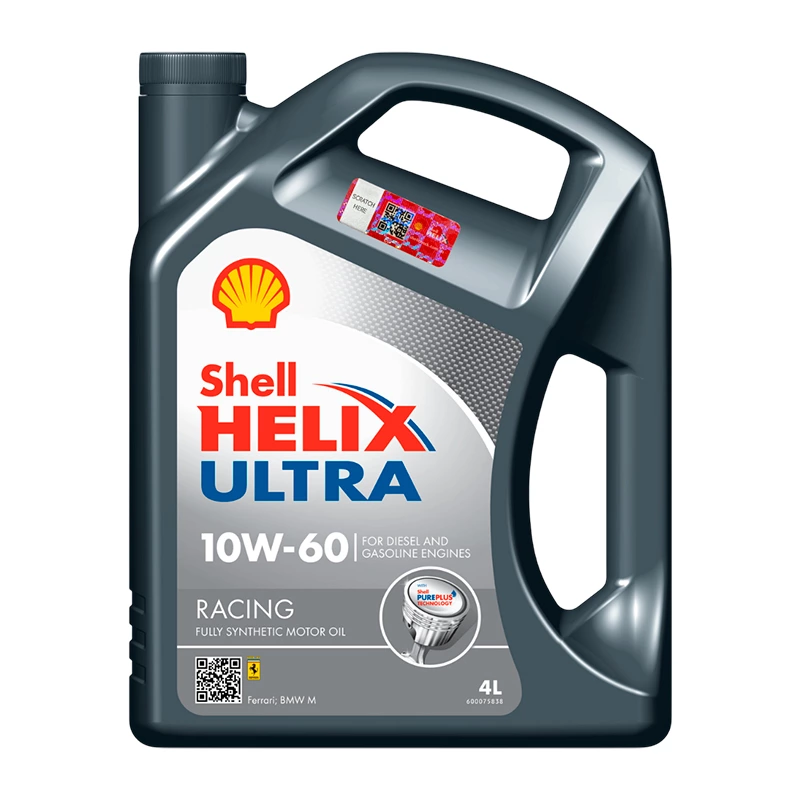 Моторна олива Shell Helix Ultra Racing 10W-60, 4 л (ТОВ-У000373)