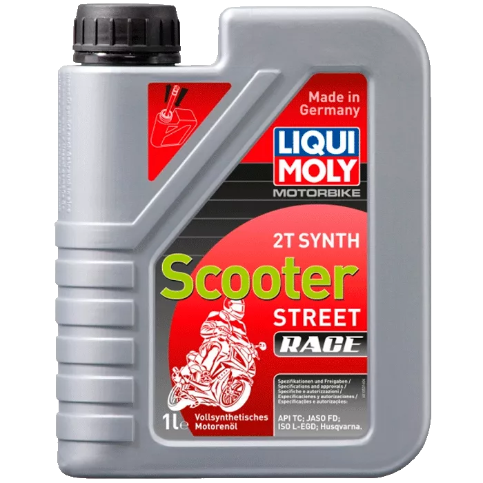 Моторное масло Liqui Moly Motorbike 2T Synth Scooter Street Race 1л (1053)