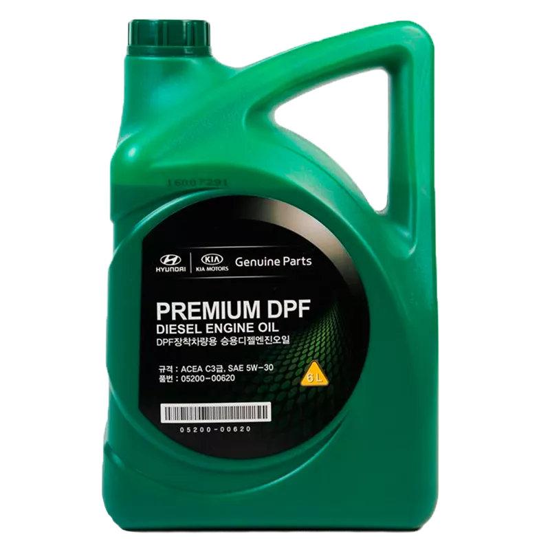 Моторна олива синтетичне Hyundai / Kia "Premium DPF Diesel 5W-30", 6л (0520000620) Моторна олива синтетичне Hyundai / Kia "Premium DPF Diesel 5W-30", 6л (0520000620)