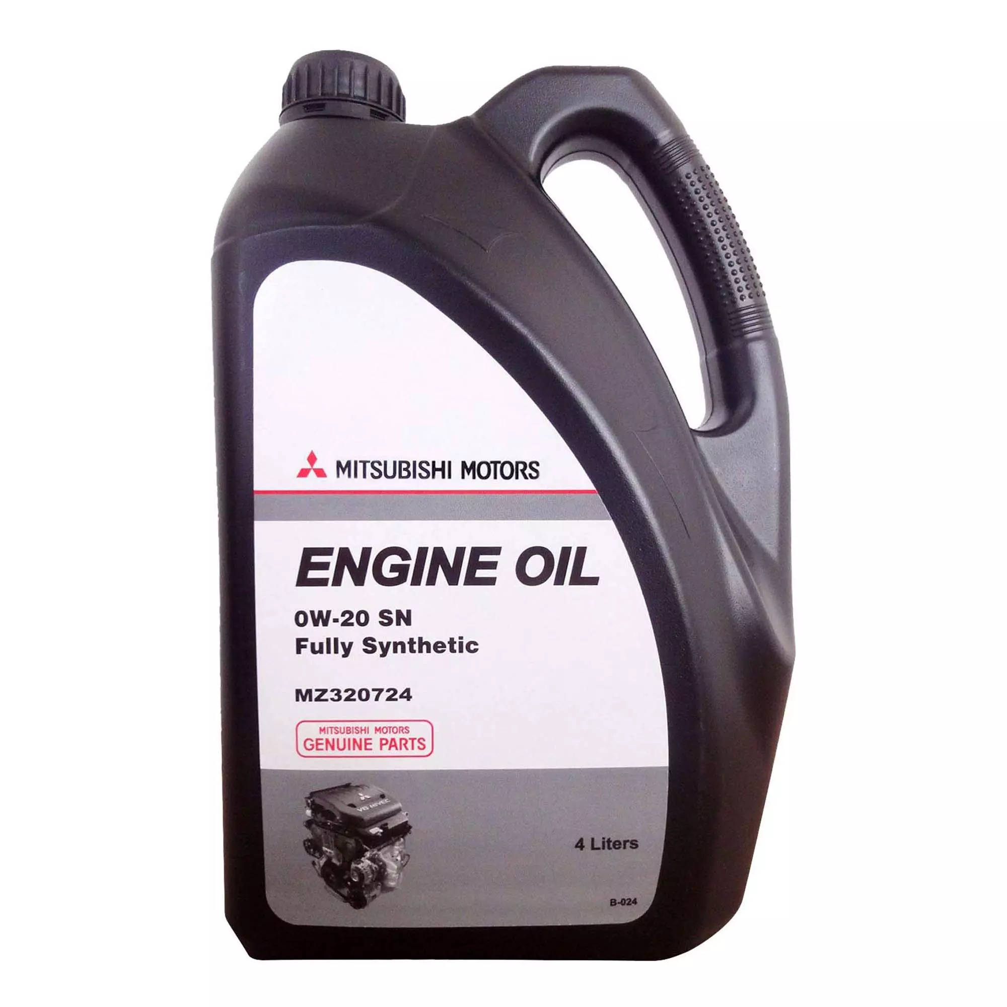 Масло моторне синтетичне MITSUBISHI "Engine Oil 0W-20" 4л (MZ320724)