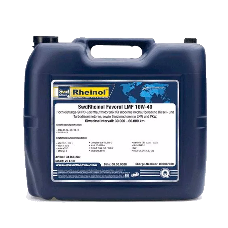 Моторное масло SWD Rheinol Favorol LMF 10W-40 20л (31368,28) Моторное масло SWD Rheinol Favorol LMF 10W-40 20л (31368,28)