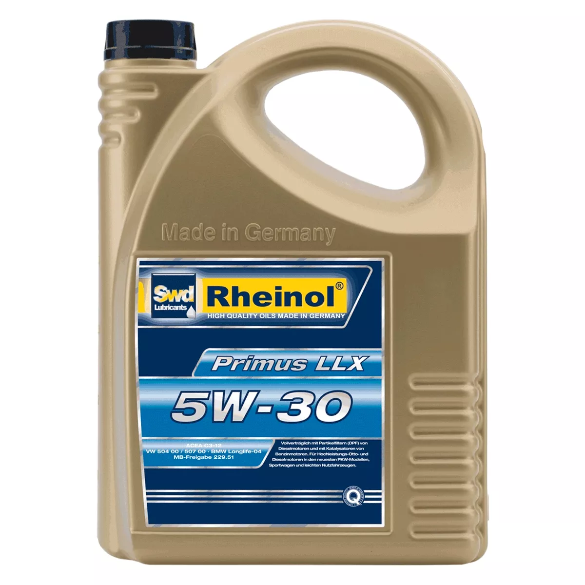 Моторное масло SWD Rheinol Primus LLX 5W-30 4л (31180,485 У) Моторное масло SWD Rheinol Primus LLX 5W-30 4л (31180,485 У)