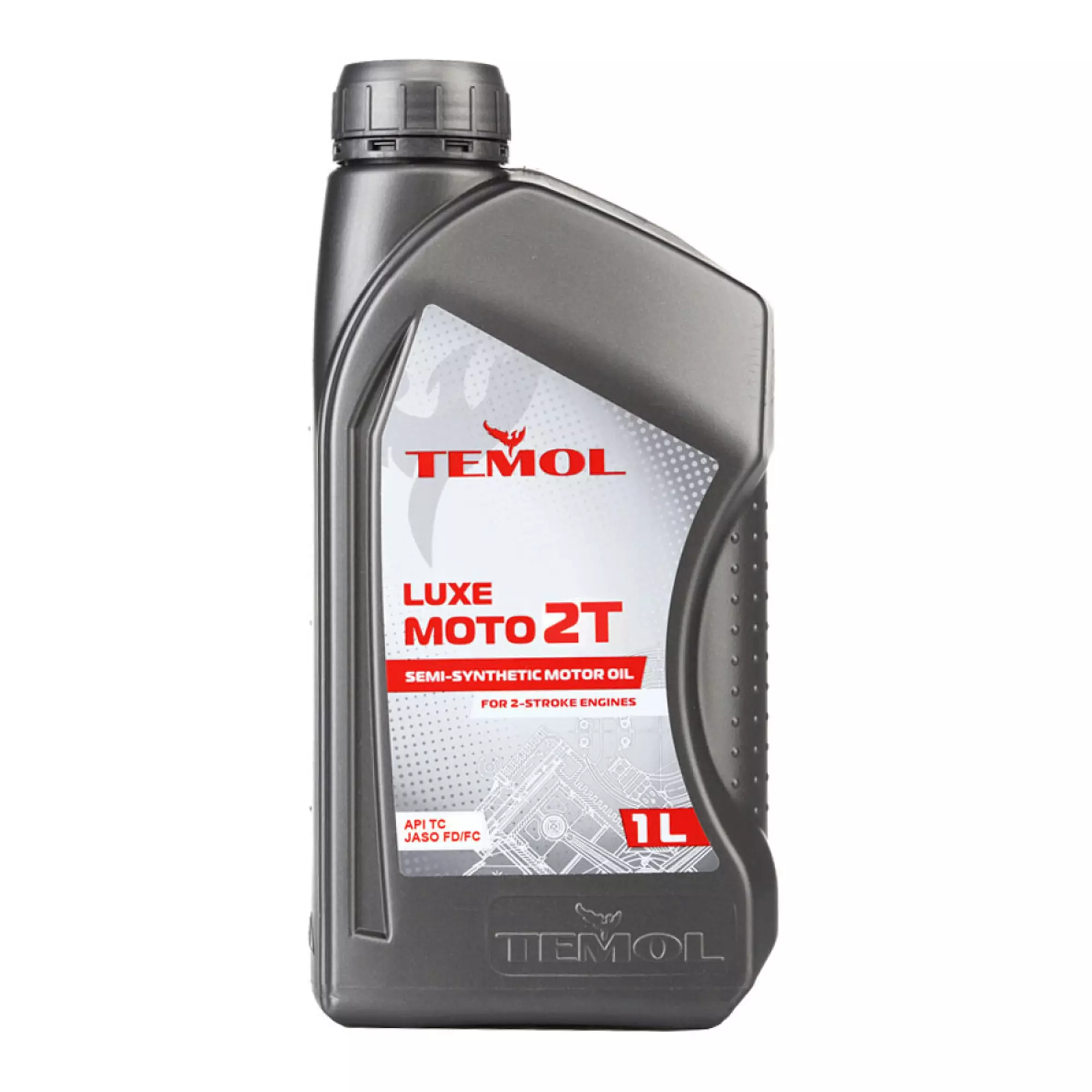 Масло моторное Temol Luxe Moto 2T SAE 20 API TS 1л