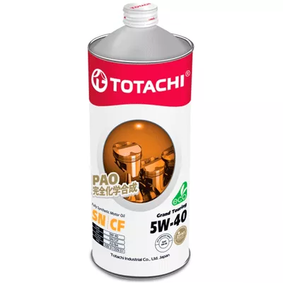 Масло моторное TOTACHI GRAND TOURING 5W-40 1л (TTCH 5W40/1 GT)