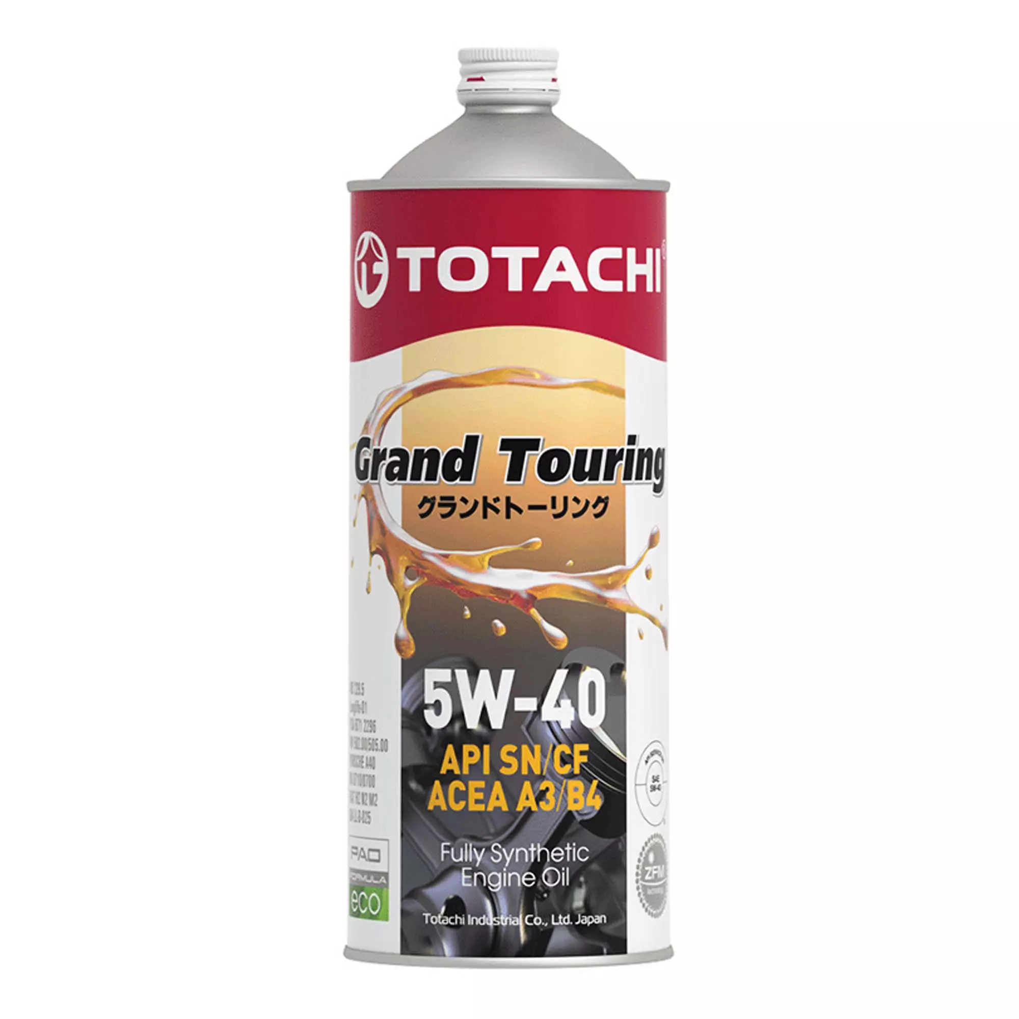 Моторное масло TOTACHI GRAND TOURING 5W-40 1л (TTCH 5W40/1 GT) Моторное масло TOTACHI GRAND TOURING 5W-40 1л (TTCH 5W40/1 GT)