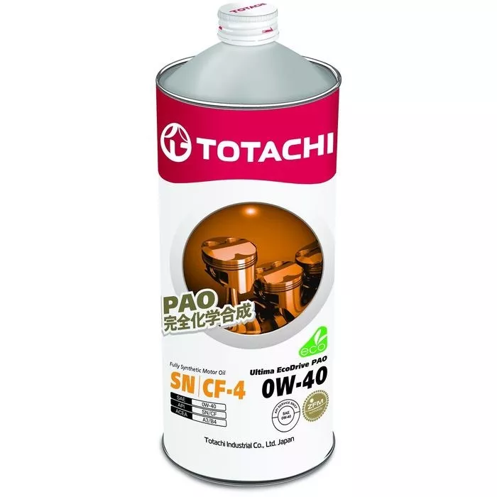 Масло моторное TOTACHI ULTIMA ECODRIVE PAO 0W-40 1л (TTCH 0W40/1)