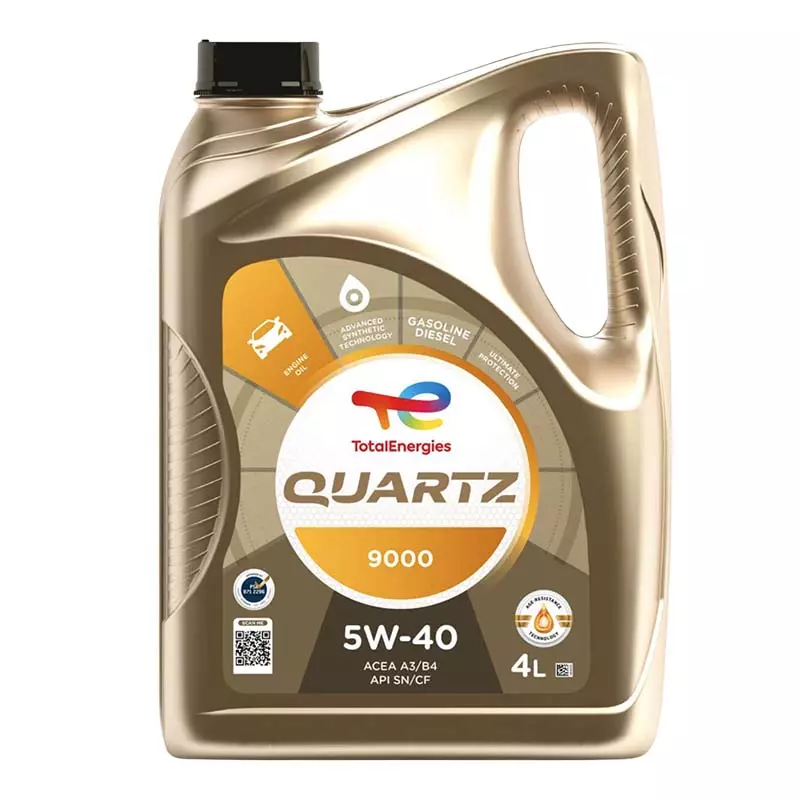 Моторна олива Total Quartz 9000 5W-40 4л Моторна олива Total Quartz 9000 5W-40 4л