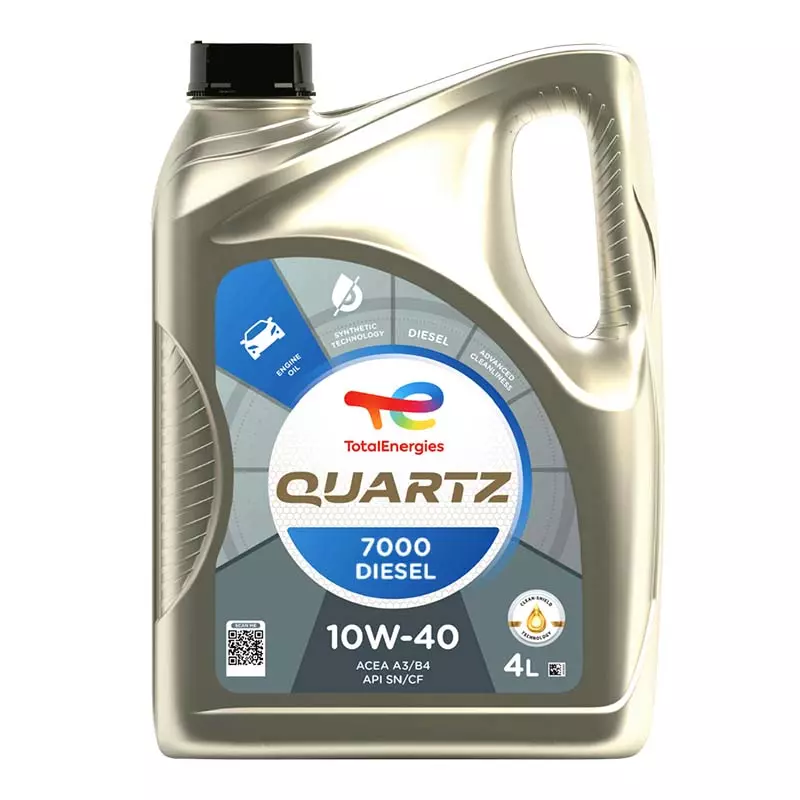 Моторное масло Total Quartz Diesel 7000 10W-40 4л Моторное масло Total Quartz Diesel 7000 10W-40 4л