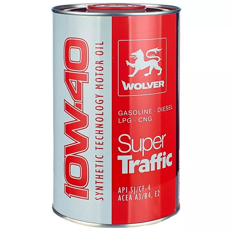 Моторна олива WOLVER Super Traffic 10W-40 1л (26265) (4260360942549)