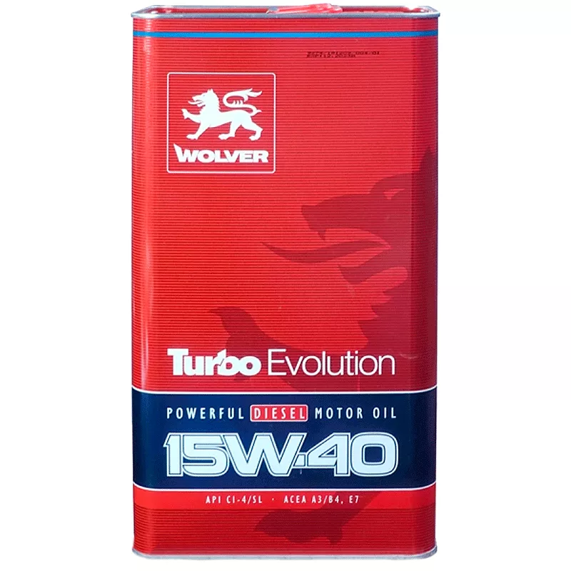 Масло моторное WOLVER Turbo Evolution 15W-40 4л (49215) (4260360944468)