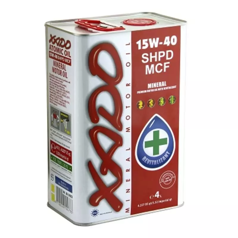 Моторное масло Xado Atomic Oil 15w-40 SHPD MCF 4л (24213_1) (ХА 24213) Моторное масло Xado Atomic Oil 15w-40 SHPD MCF 4л (24213_1) (ХА 24213)