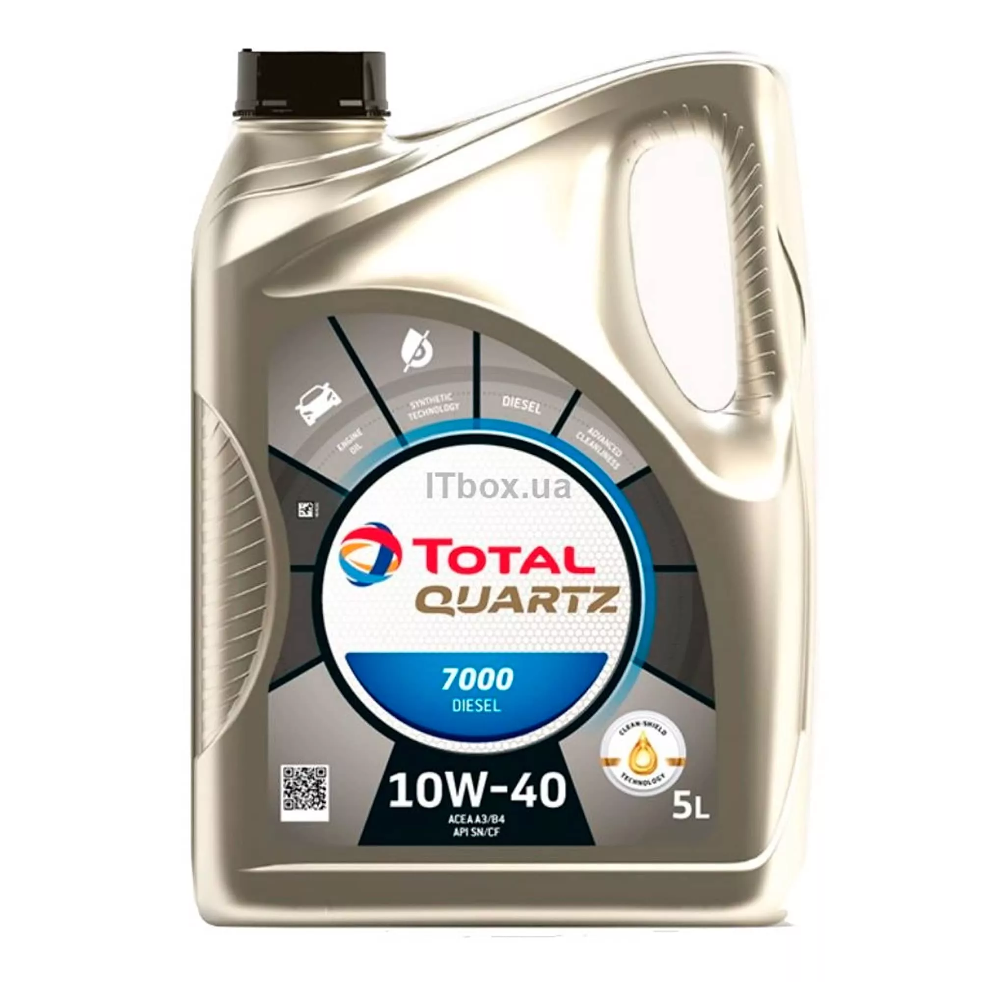 Моторное масло Total QUARTZ D. 7000 10W-40 5л DIS