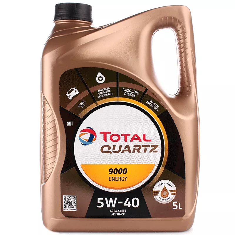 Моторное масло Total QUARTZ ENERGY 9000 5W-40 5л