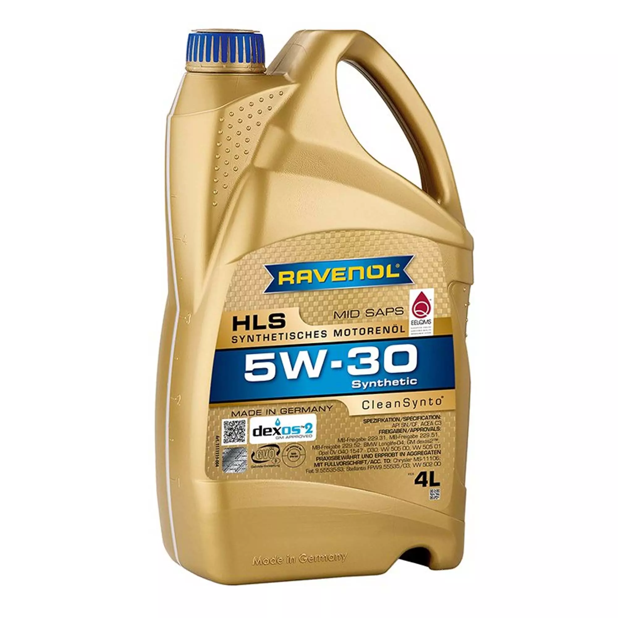 Моторное масло Ravenol HLS 5W-30 4л Моторное масло Ravenol HLS 5W-30 4л