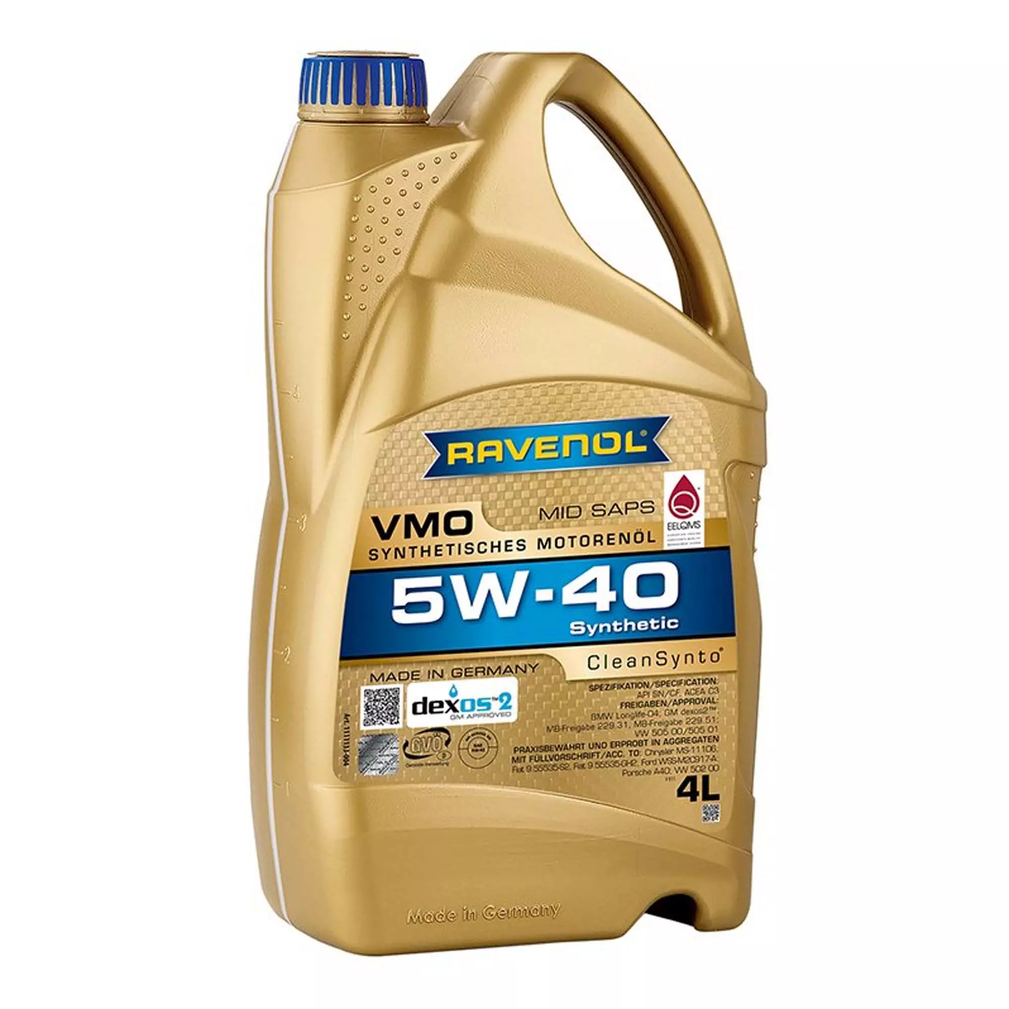 Моторное масло RAVENOL VMO 5W-40 4л Моторное масло RAVENOL VMO 5W-40 4л