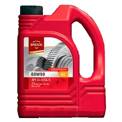 Масло трансмиссионное BREXOL GEARTECH 80W90 GL-4/GL-5 4л Масло трансмиссионное BREXOL GEARTECH 80W90 GL-4/GL-5 4л