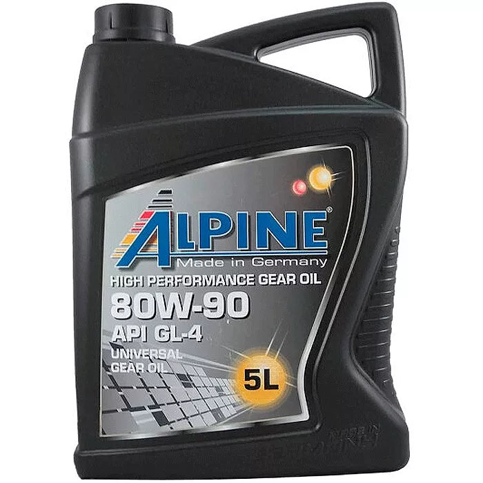 Масло трансмиссионное Alpine Gear Oil 80W-90 TS GL-4 5л (0685-5) (24856)