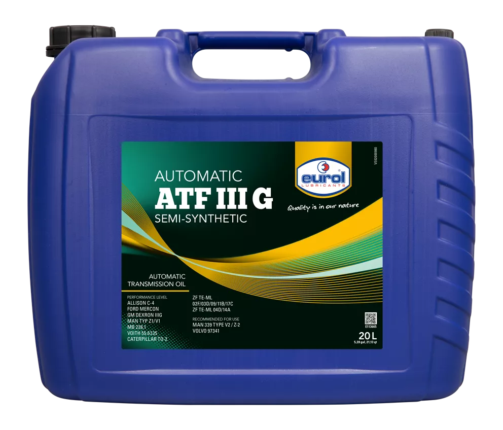 Трансмісійна олива Eurol ATF III G 20л (E113665) Трансмісійна олива Eurol ATF III G 20л (E113665)