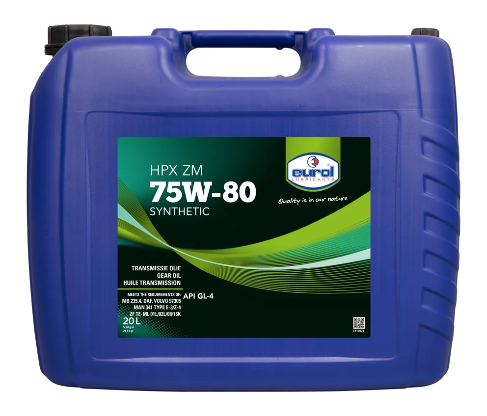 Трансмісійна олива Eurol HPX ZM 75W-80 GL4 20л (E110071)