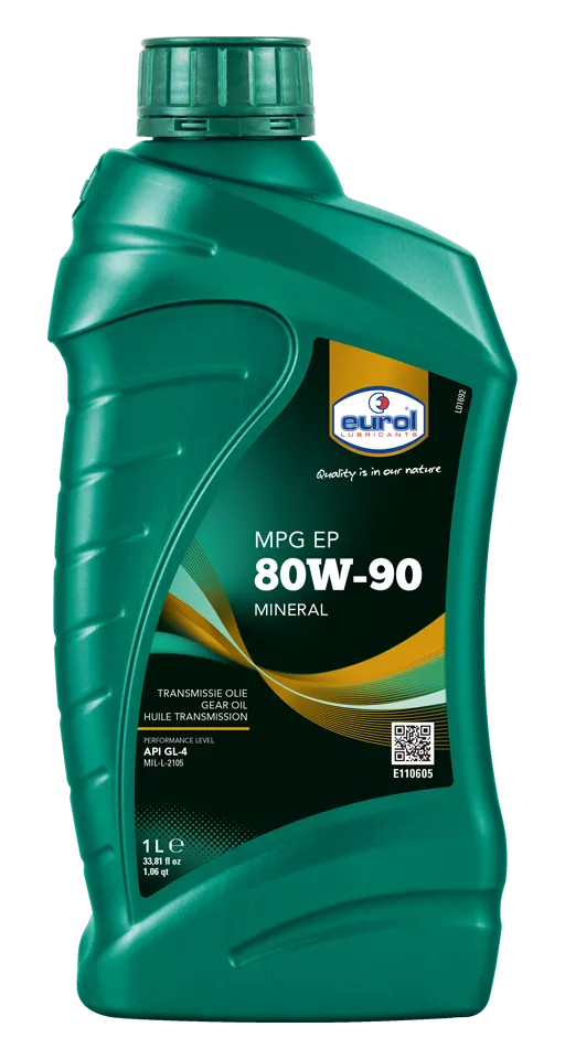 Трансмісійна олива Eurol MPG EP 80W90 GL4 1л (E110605) Трансмісійна олива Eurol MPG EP 80W90 GL4 1л (E110605)