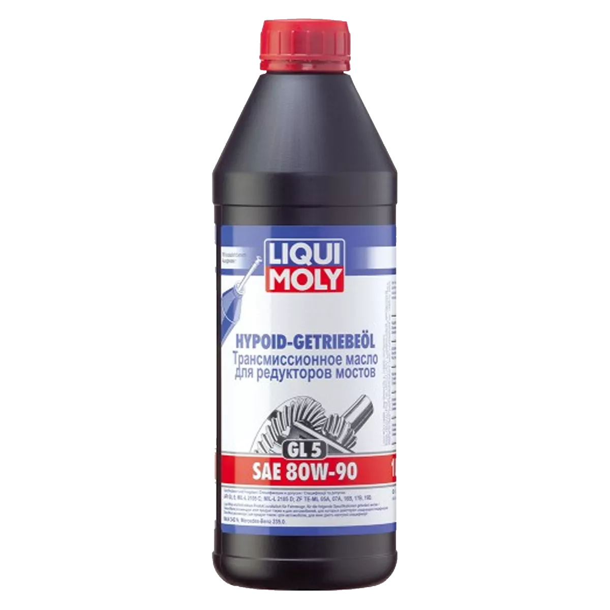 Трансмиссионное масло Liqui Moly Hypoid-Getriebeoil GL5 80W 1л