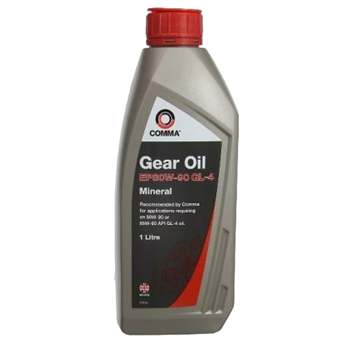 Масло трансмиссионное минеральное COMMA GEAR OIL EP 80W-90 GL4 1л (BDC0E6)