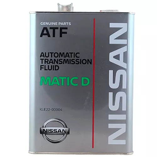 Масло трансмиссионное NISSAN "ATF Matic Fluid D" 4л (KLE2200004)