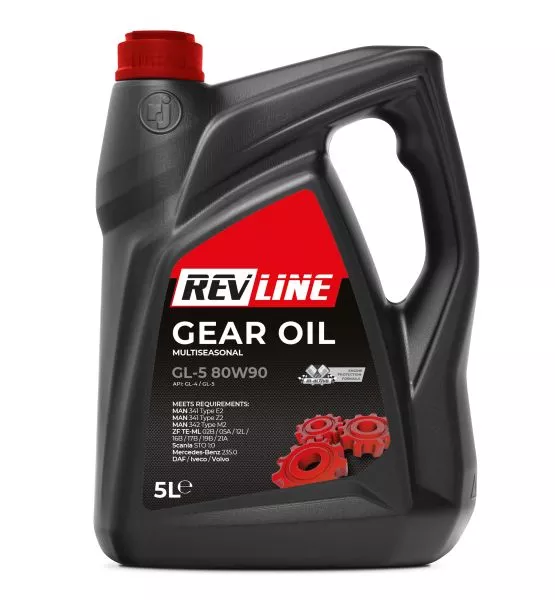 Трансмісійна олива Revline GL-5 80W-90 5л (REVGL580W905L) Трансмісійна олива Revline GL-5 80W-90 5л (REVGL580W905L)