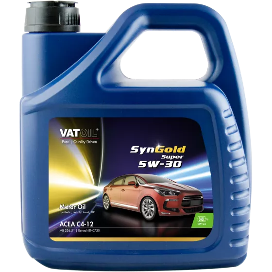 Масло моторное Vatoil SYNGOLD SUPER 5W-30 4л (50541)