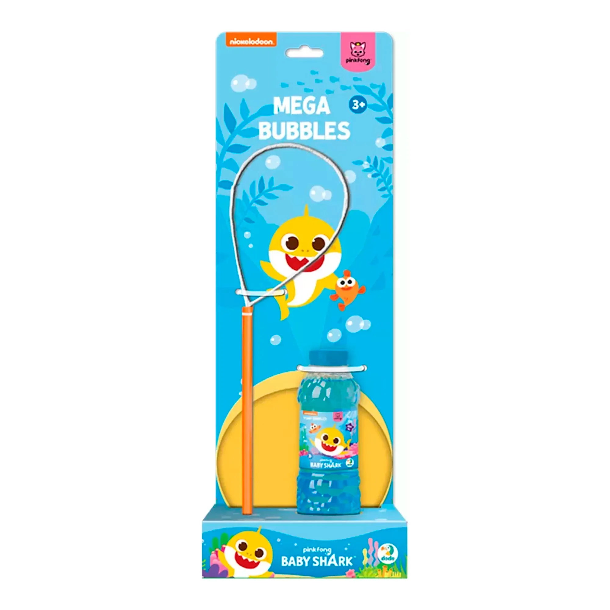 Мыльные пузыри Dodo Mega Bubbles Baby Shark 450 мл с тарелочкой (200515) Мыльные пузыри Dodo Mega Bubbles Baby Shark 450 мл с тарелочкой (200515)