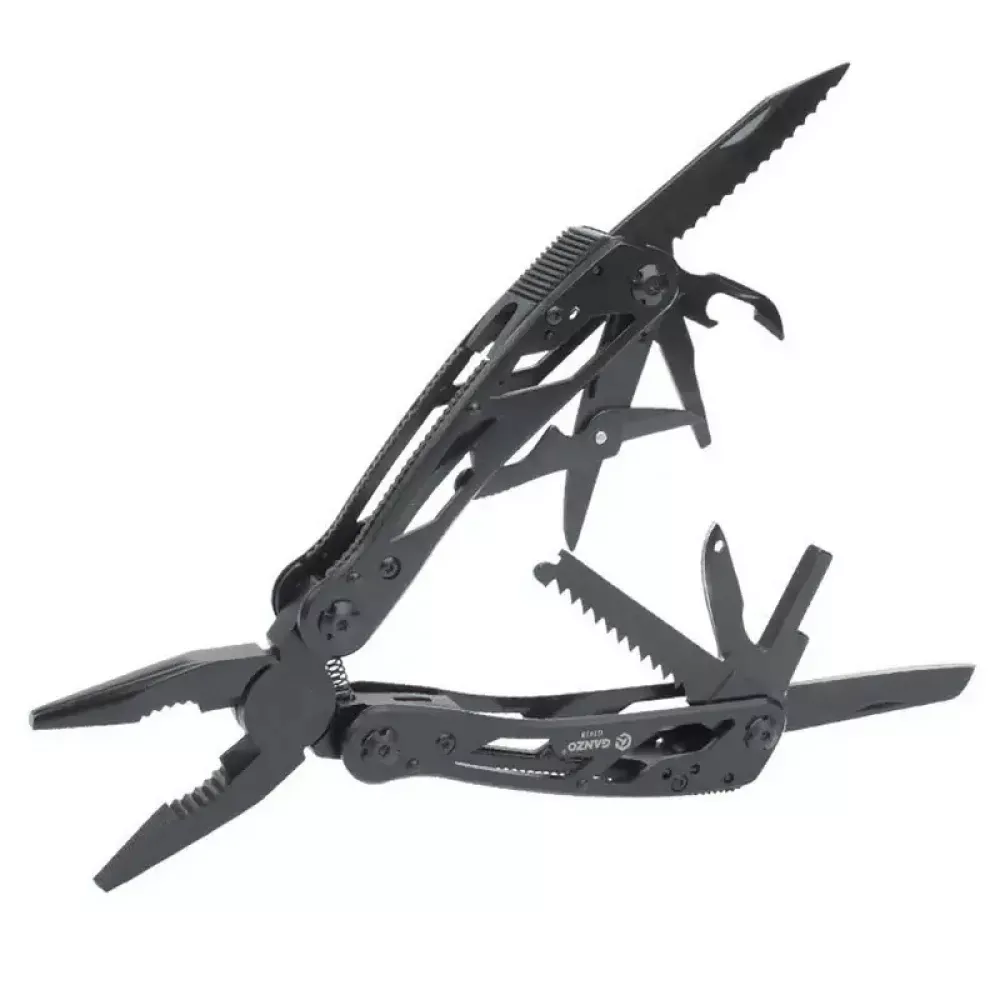Багатофункціональний інструмент, мультитул Ganzo G202, чорний (16-1014-black)