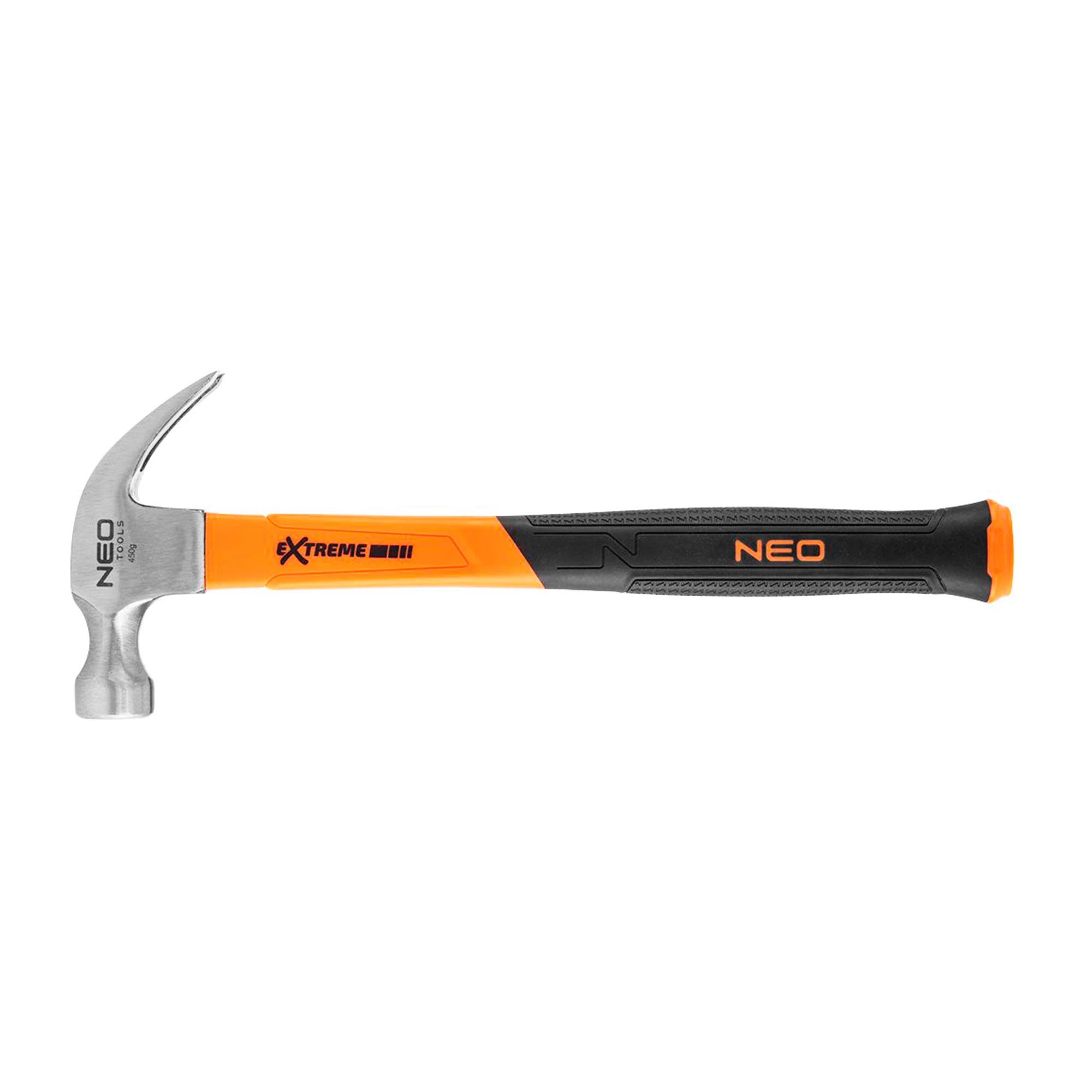 Молоток теслярський NEO TOOLS 450 г, рукоятка зі скловолокна (25-132) Молоток теслярський NEO TOOLS 450 г, рукоятка зі скловолокна (25-132)