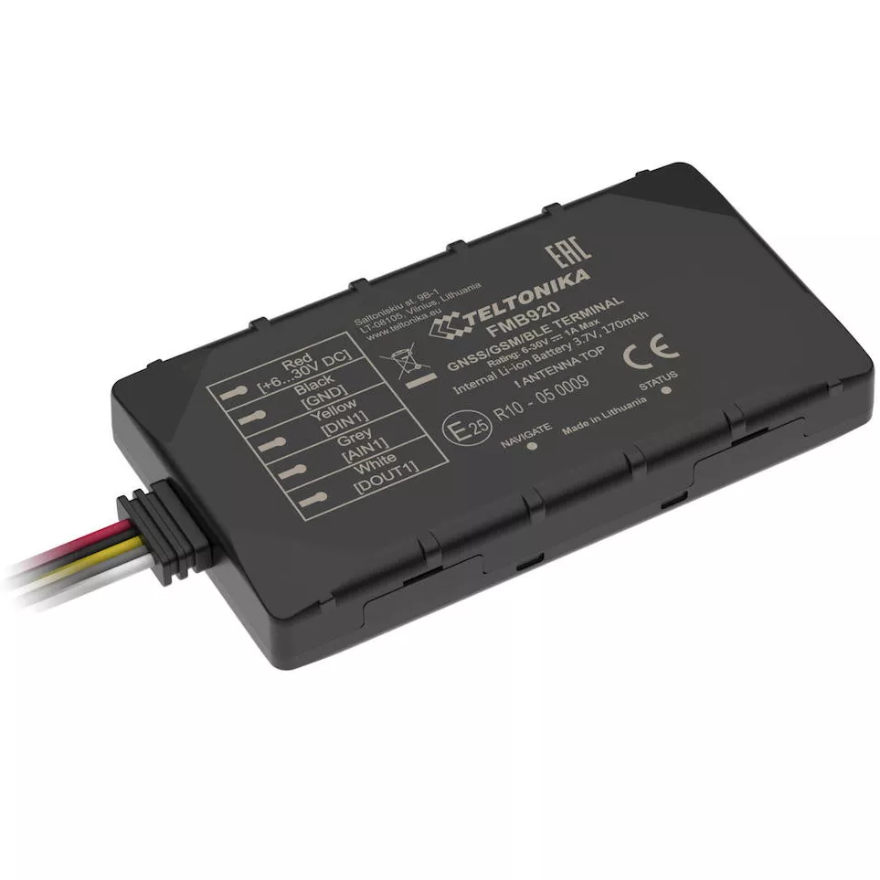 Мониторинговый трекер Teltonika FMB 920 (BT201) Мониторинговый трекер Teltonika FMB 920 (BT201)