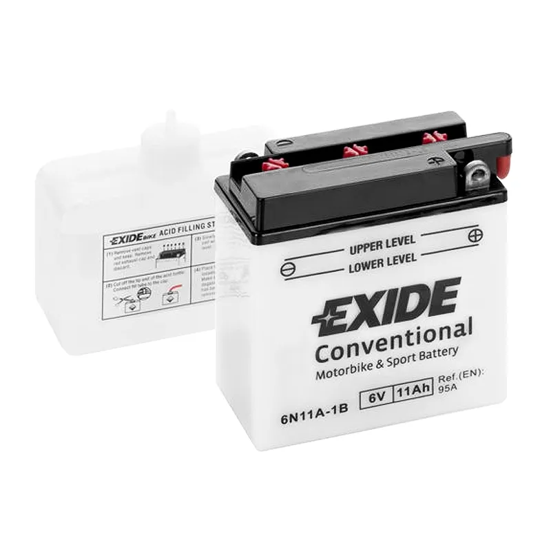 Мото акумулятор EXIDE Conventional 3СТ-11Ah АзЕ (6N11A-1B)