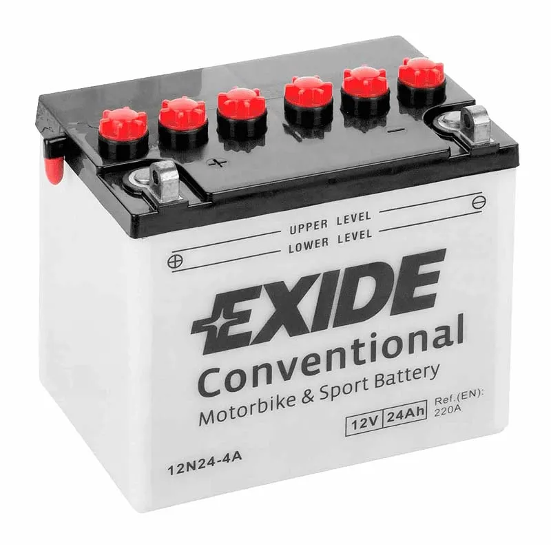 Мото акумулятор EXIDE Conventional 6СТ-24Ah Аз (12N24-4А)