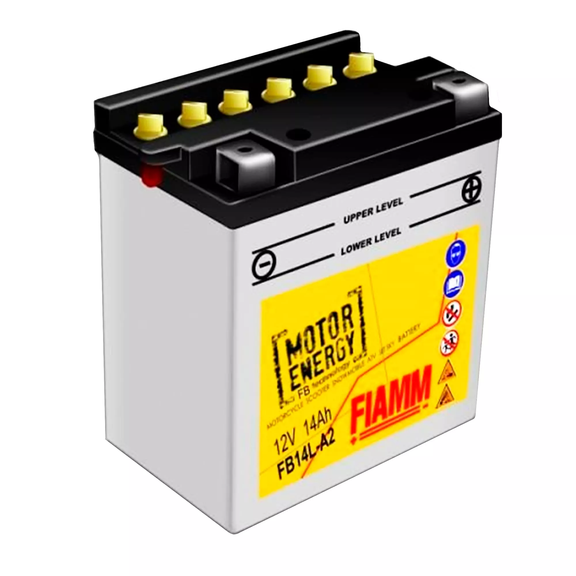 Мото аккумулятор FIAMM 14 Ah 145A АзЕ (DB14L-A2)