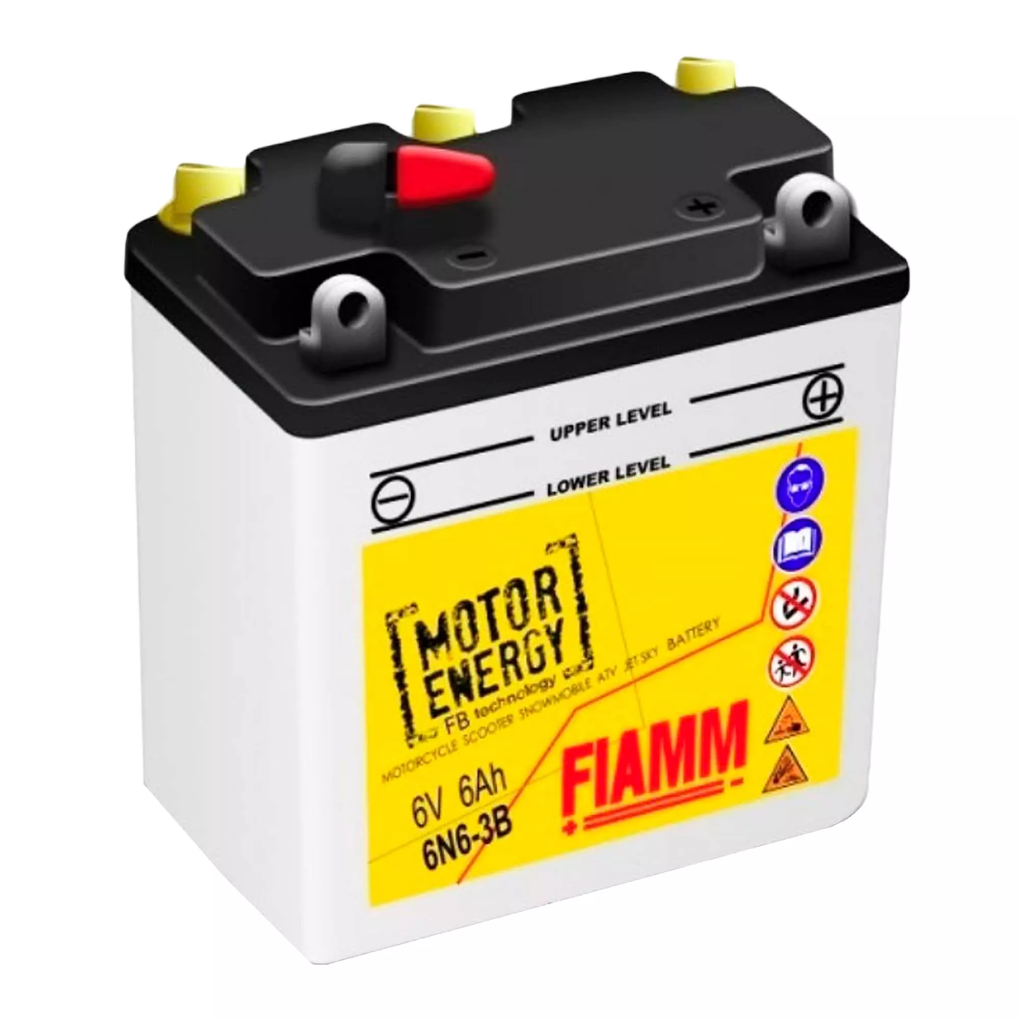 Мото акумулятор FIAMM 6Ah 25А АзЕ (F6N6-3B) Мото акумулятор FIAMM 6Ah 25А АзЕ (F6N6-3B)