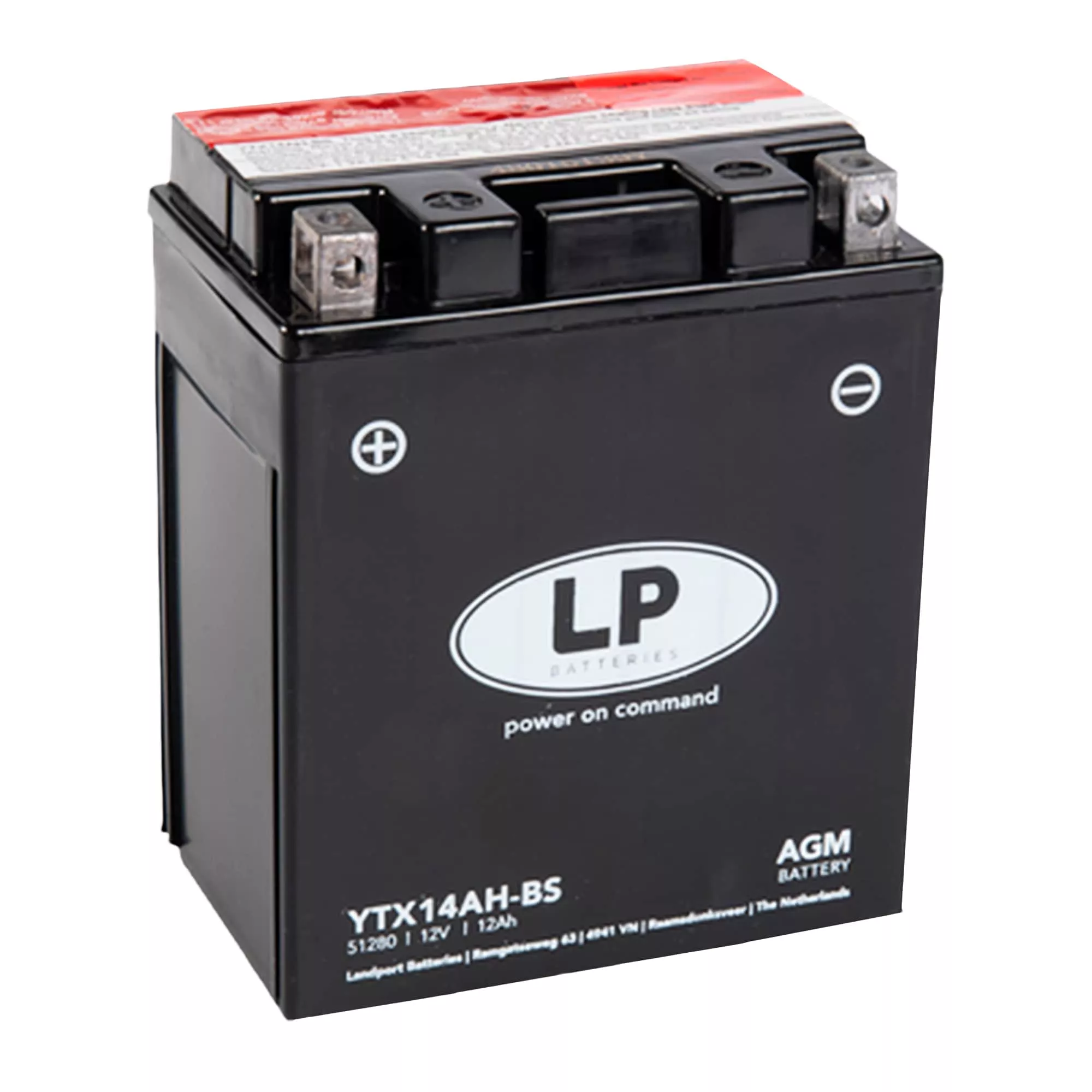 Аккумулятор LP BATTERY AGM 6СТ-12Ah (+/-)