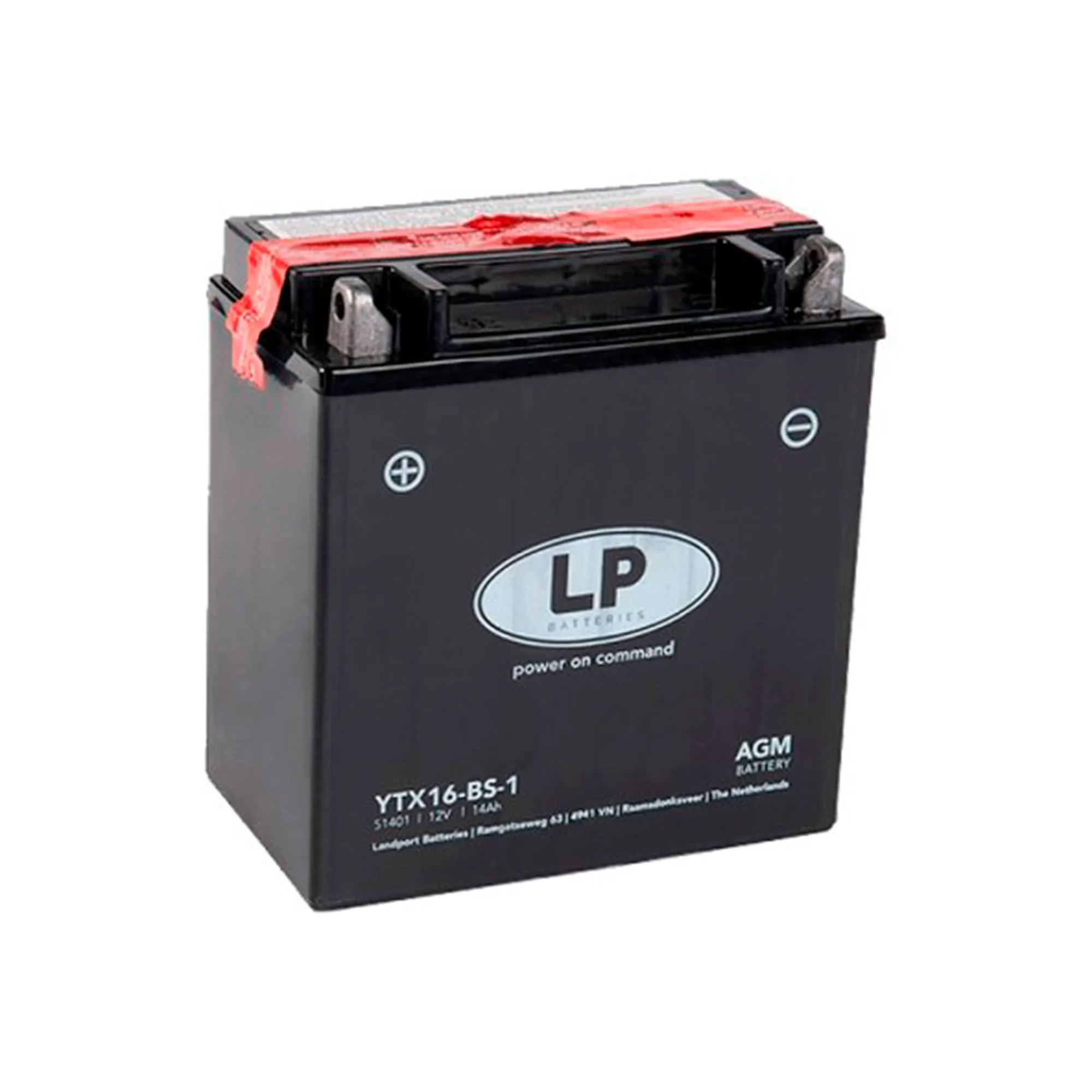 Аккумулятор LP BATTERY AGM 6СТ-14Ah (+/-)